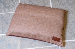 Happy Hound Brown Tweed Dog Bed Large