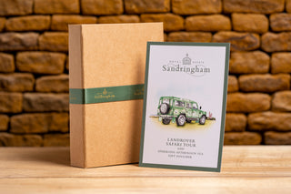 Sandringham Land Rover Safari Tour and Sparkling Afternoon Tea Gift Voucher with gift box