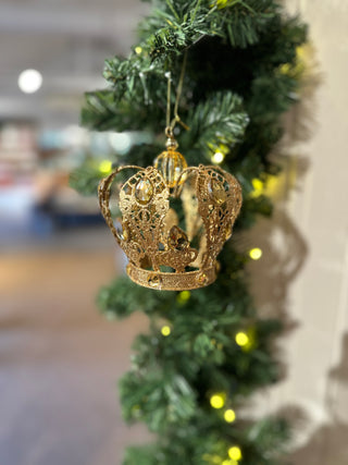 Christmas large crown jewel decoration