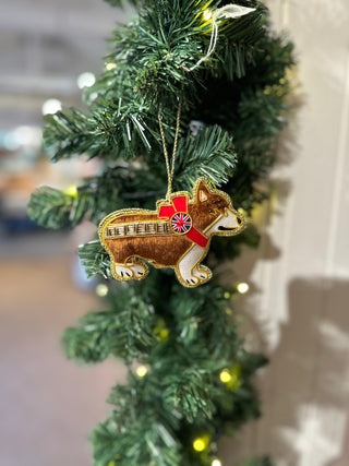 Christmas Corgi Tree Decoration