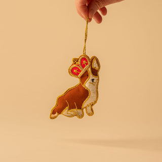 Christmas Royal Corgi Decoration