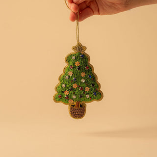 Fabric Tree Christmas Decoration