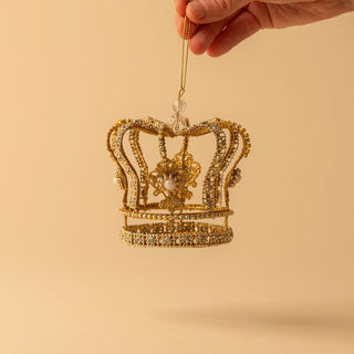 Christmas Glitter Crown Decoration
