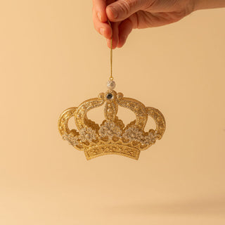 Christmas Glitter Crown