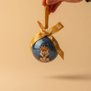 Christmas King Bear Bauble