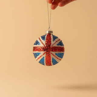 Christmas Union Jack Bauble