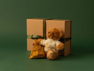 Sandringham Teddy and Chocolate Treat Gift Box