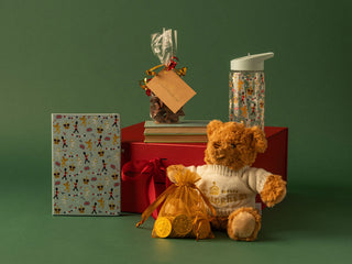 Children's Blue Christmas Gift Box