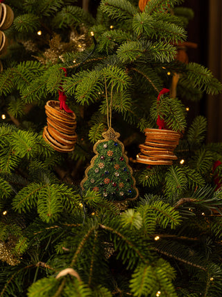Fabric Tree Christmas Decoration