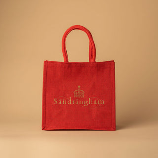 Sandringham Small Red Jute bag