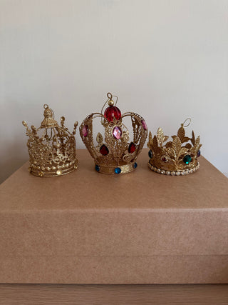 Classic Crown Christmas Decoration Gift Set