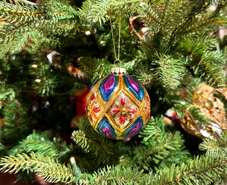 Jewelled Christmas Bauble Decoration