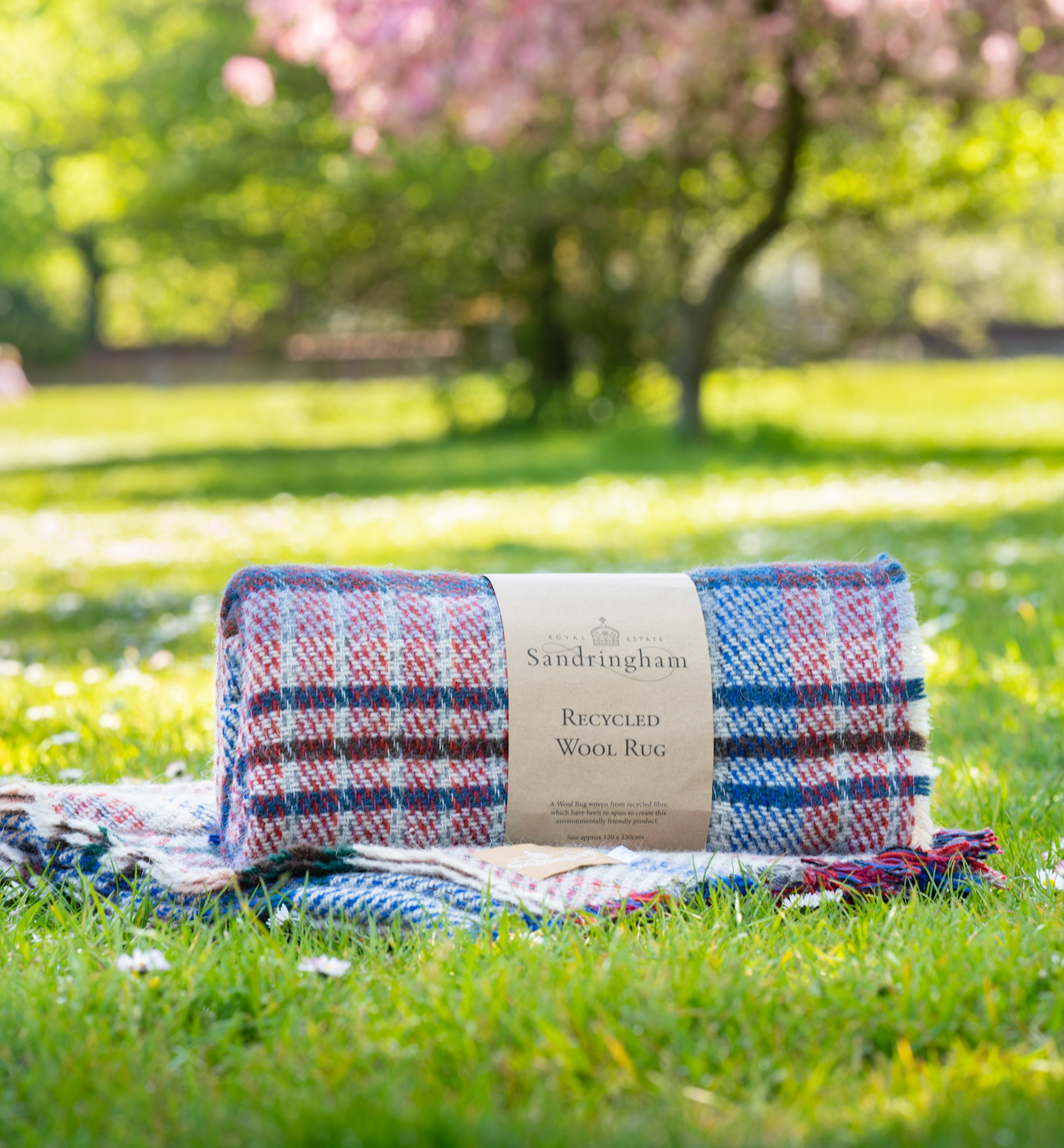 Sandringham Recycled Wool Picnic Blanket